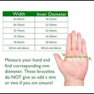 Methods of ensuring jade bangle fit.